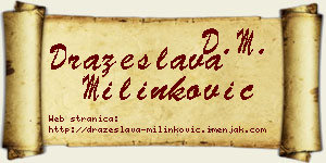 Dražeslava Milinković vizit kartica